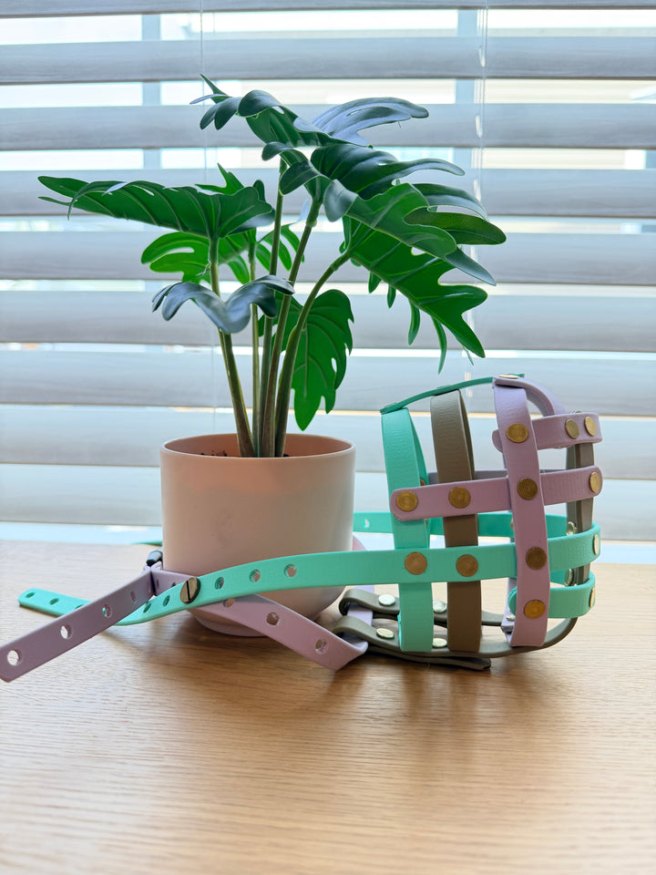 Pre-Made - 14 Inch Circumference Biothane Muzzle