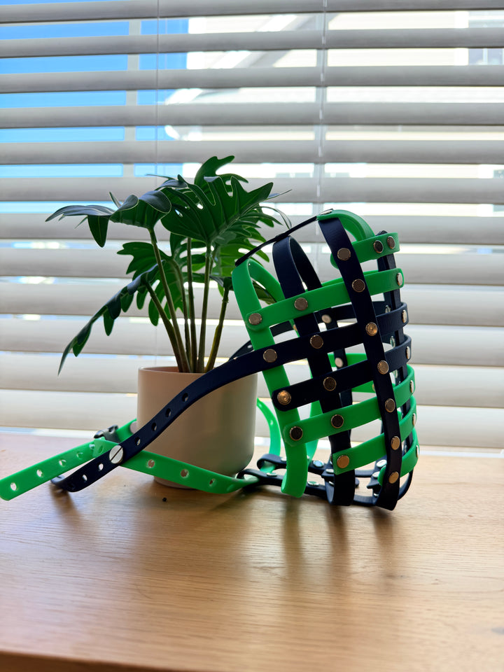 Pre-Made - 22 Inch Circumference Biothane Muzzle - XXL Muzzle