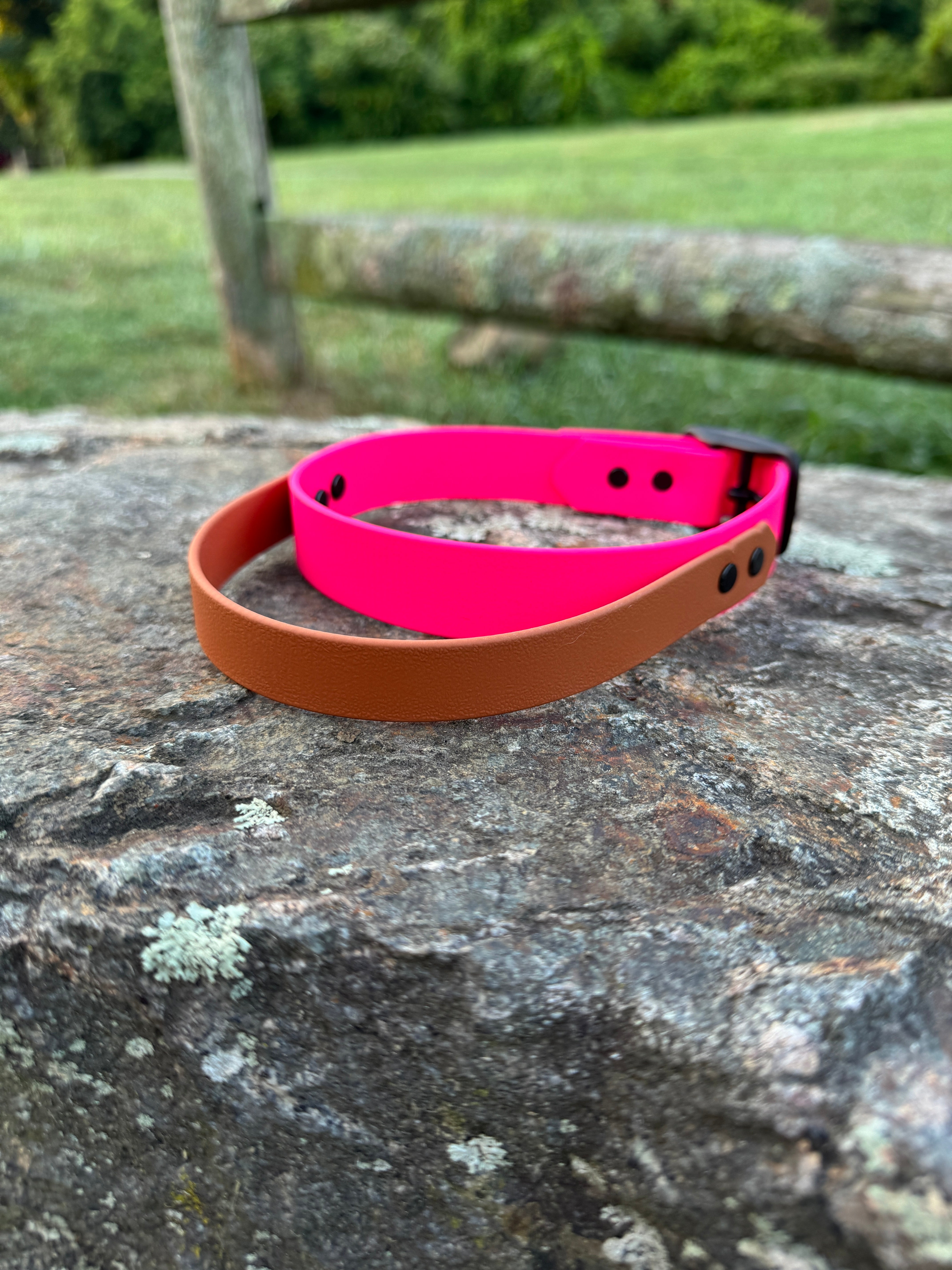 Durable Biothane Handle Dog Collar - Customizable & Waterproof